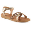 Sandalias planas Tekila 13153 leopardo para mujer