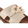 Sandalias con tacón InVogue S1047 en crema para mujer