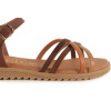 Sandalias planas Tekila 13152 en cuero para mujer