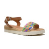 Sandalias planas tekila 1266 multicolor para mujer