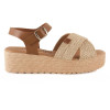 Sandalias con plataforma Chamby 314 en natural para mujer