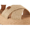 Sandalias con plataforma Chamby 314 en natural para mujer