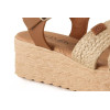 Sandalias con plataforma Chamby 314 en natural para mujer