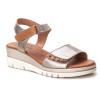 Sandalias con cuña Tekila S-1052 para mujer en platino