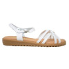 Sandalias planas Tekila 13152 en blanco para mujer