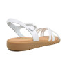 Sandalias planas Tekila 13152 en blanco para mujer