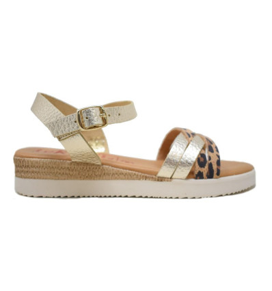 Sandalias Tekila 1269 para mujer en platino