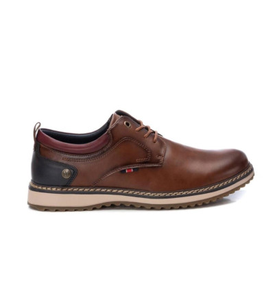 Zapatos con cordones 142930 XTI en camel para hombre