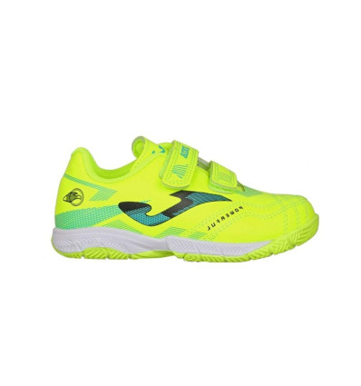 Zapatilla fútbol sala Joma POWERFUL JR 2411 para niños en amarillo