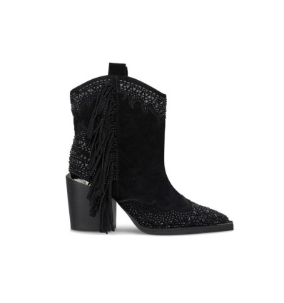 Botin cowboy Alma en Pena de color negro para mujer