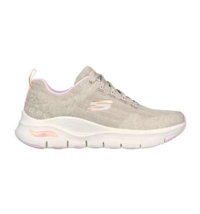 Zapatilla Skechers Arch Fit - Comfy Wave 149414 para mujer en taupe