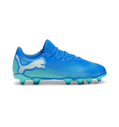 Botas de fútbol juveniles FUTURE 7 PLAY FG/AG en azul