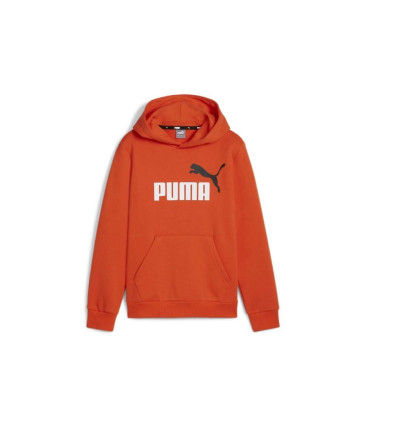 Sudadera Puma Sudadera con capucha Essentials+ Big para niños en rojo