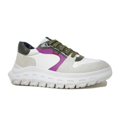 Zapatilla deportiva Callaghan 56002 Sirena en blanco para mujer