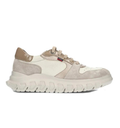 Zapatilla deportiva Callaghan 56002 Sirena en beige para mujer