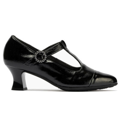 Zapatos de tacón Pitillos Gilda 10154 en negro para mujer