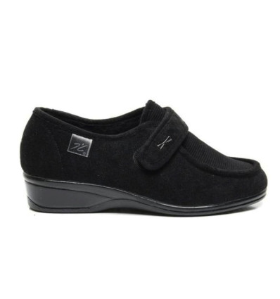 Zapatillas de casa Doctor Cutillas 771 en negro para mujer