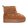 Botines snow XTI 142941 en camel para mujer