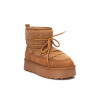 Botines snow XTI 142941 en camel para mujer