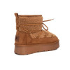 Botines snow XTI 142941 en camel para mujer