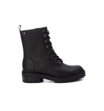 Botines militares 143090 XTI en negro para mujer