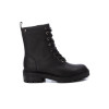 Botines militares 143090 XTI en negro para mujer