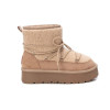 Botines snow XTI 142941 en beige para mujer