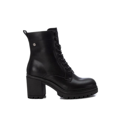 Botines militares con tacón XTI 143284 en negro para mujer