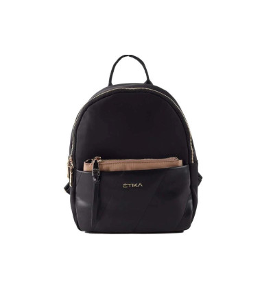 Mochila Etika GRETA B30115 en negro para mujer