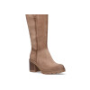 Botas altas Etika 31112 en beige para mujer