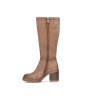 Botas altas Etika 31112 en beige para mujer