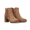 Botines con tacón Etika BURY 11022 en camel para mujer