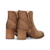 Botines con tacón Etika BURY 11022 en camel para mujer