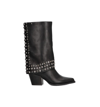 Botas altas western Isteria 24213 en negro para mujer