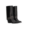 Botas altas western Isteria 24213 en negro para mujer