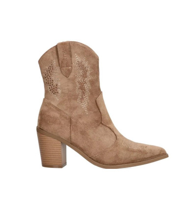 Botines cowboy Etika 110520 ZEIST en taupe para mujer