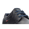 Zapatos con cordones 55501 Gascon en azul marino para hombre