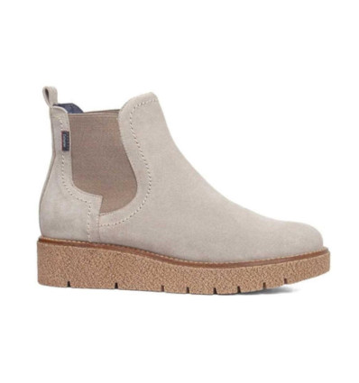 Botines con cuña Callaghan 32601 Arete para mujer en beige