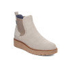 Botines con cuña Callaghan 32601 Arete para mujer en beige