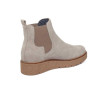 Botines con cuña Callaghan 32601 Arete para mujer en beige