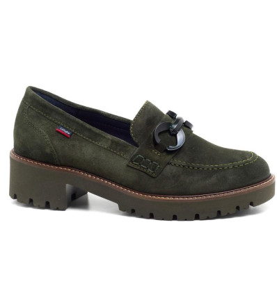 Mocasines Callaghan 13450 Freestyle en verde para mujer