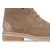 Botines con cordones Alma en Pena I240754 en beige para mujer