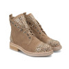 Botines con cordones Alma en Pena I240754 en beige para mujer