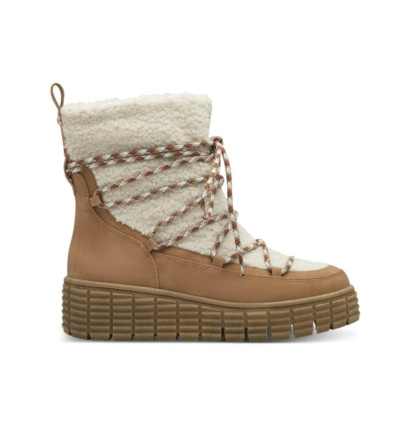 Botines snow Tamaris 26479 en beige para mujer