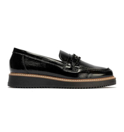 Mocasines Pitillos 10070 en negro para mujer