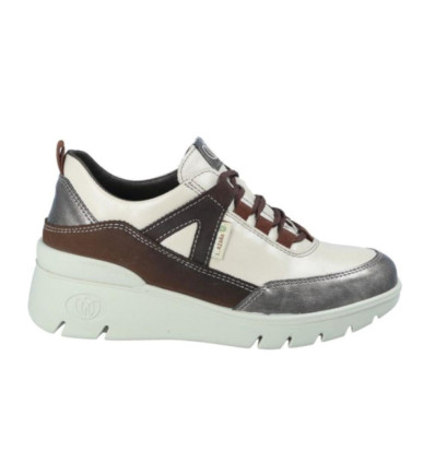 Zapatillas deportivas Laura Azaña SISLEY LA26200BI en beige para mujer