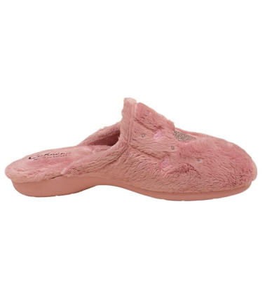 Zapatillas de casa Cabrera 4502 en rosa para mujer