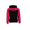 Sudadera con capucha Joma 500801 Park en negro y fucsia para niña