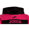 Sudadera con capucha Joma 500801 Park en negro y fucsia para niña