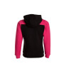 Sudadera con capucha Joma 500801 Park en negro y fucsia para niña